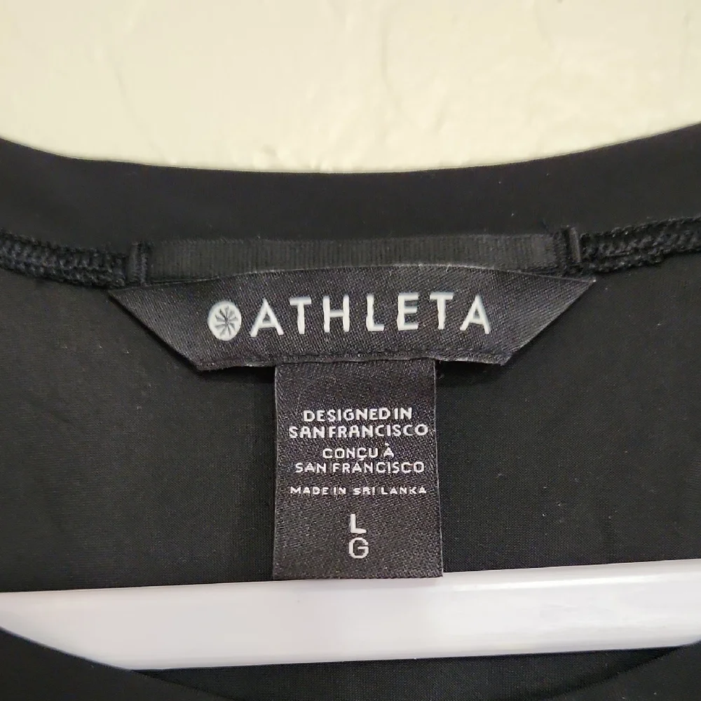 Athleta Black Long Sleeve Top - Picture 2 of 6